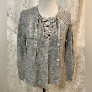 It’s Our Time Gray Knit Sweater